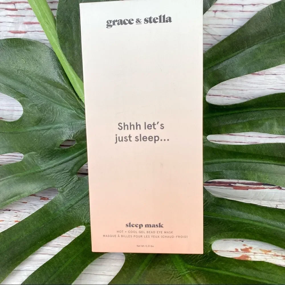 Grace‎ & StellaHot & Cool Gel Bead Eye Mask Pink NIB